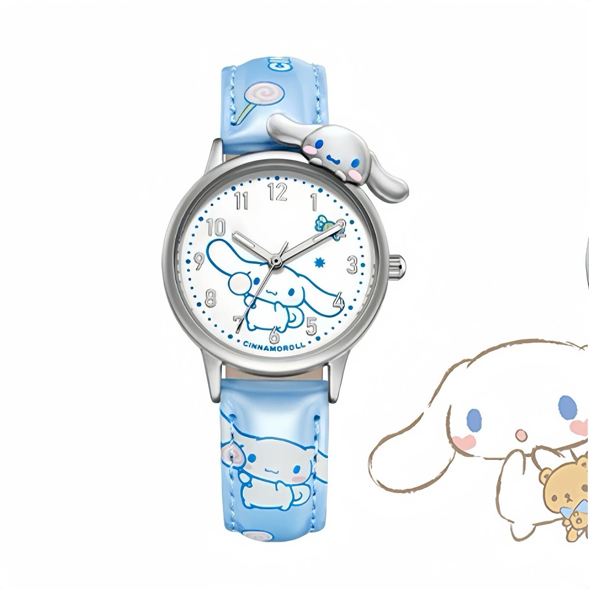 Sanrio Kids Waterproof Quartz Watch -Hello Kitty, Kuromi