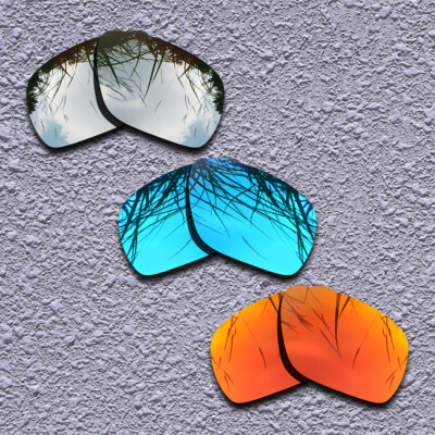 Silver&Blue&Fire Red Polarized Replacement Lenses For-Oakley Dispatch 1 