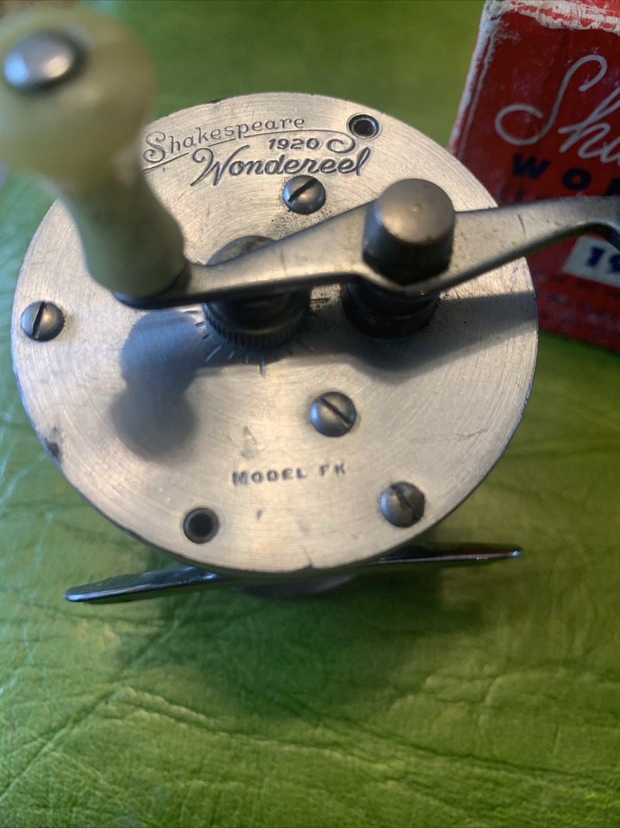 Vintage Shakespeare 1920 Wondereel Model FK Fishing Reel