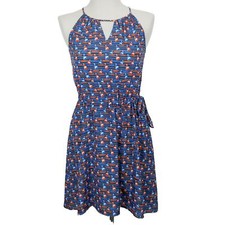 41Hawthorn Tammi Dress Womens Small Sleeveless Fit And Flare Sailboat Coastal