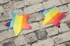 Star rainbow breast Nipple cover LGBTQ Pasties 3 pairs