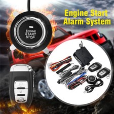 Universal Car keyless Entry Engine Start Alarm System Push Button Remote Starter