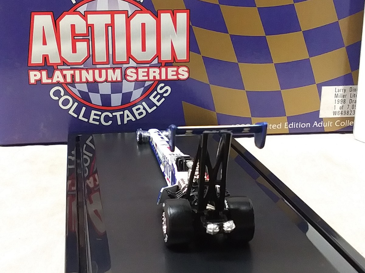 Vintage NHRA Larry Dixon Miller Lite 1998 Top Fuel Dragster 1:64