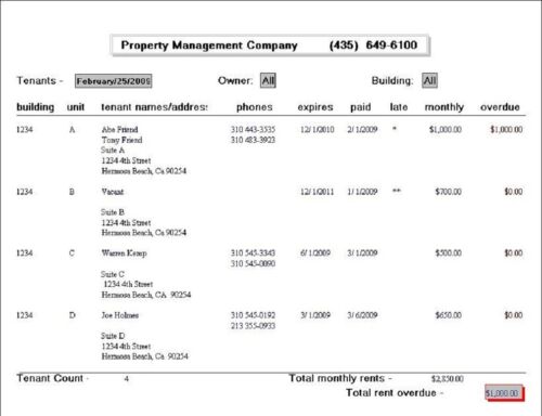Sale: Property Management Software - Rental Software - PMplus 15 - Download - Picture 5 of 6