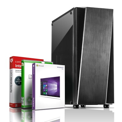 BUSINESS PC AMD RYZEN 7 1700X 8x 3.80GHz 8GB DDR4 128GB SSD Windows 10 Computer