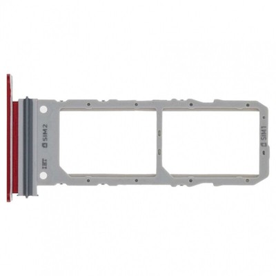 Sim Tray For Samsung Galaxy Note 10 Dual 2 Sim Card Adapter Red