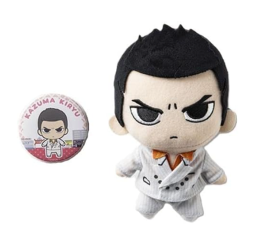 NEW Yakuza Ryu ga Gotoku 0 Kazuma Kiryu Plush Doll & Can