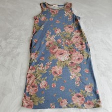 Oddy Sleevless knit Shift Dress size S Y2K Casual Comfy House Dress Pockets