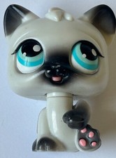 LPS Littlest Pet Shop First Gen. Gray Cat SHC First Edition (rare, retired)