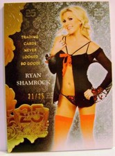 RYAN SHAMROCK WWE 21/25 GOLD FOIL BASE CARD BENCHWARMER 25 YEARS 2019 RARE