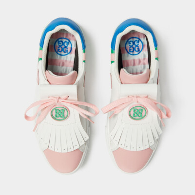 最終★新品【G/FORE 】KILTIE DURF  ゴルフシューズ/8 G/FORE Women's Kiltie Durf Saddle Stripe Golf Shoes Snow