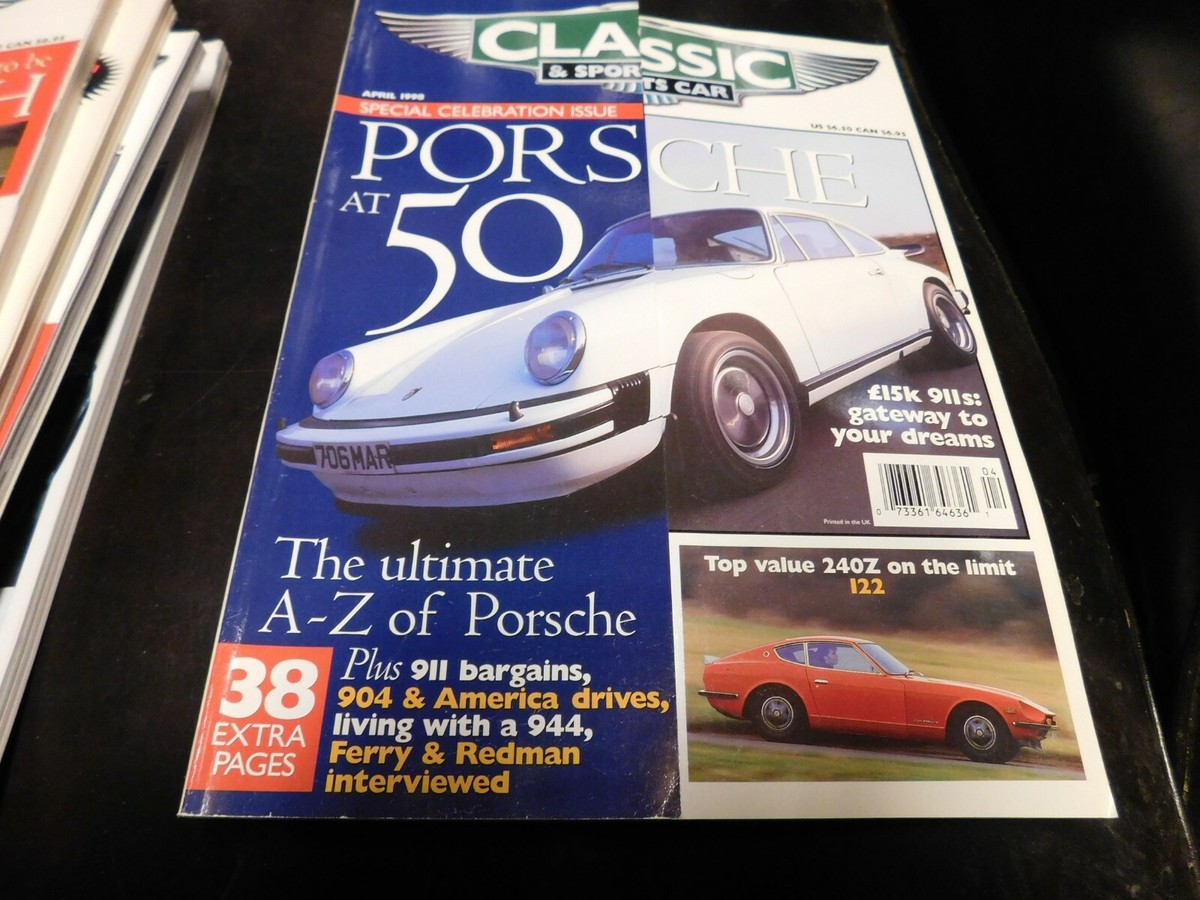 Classic And Sportscar Magazine April 1998 Porsche At 50, Datsun