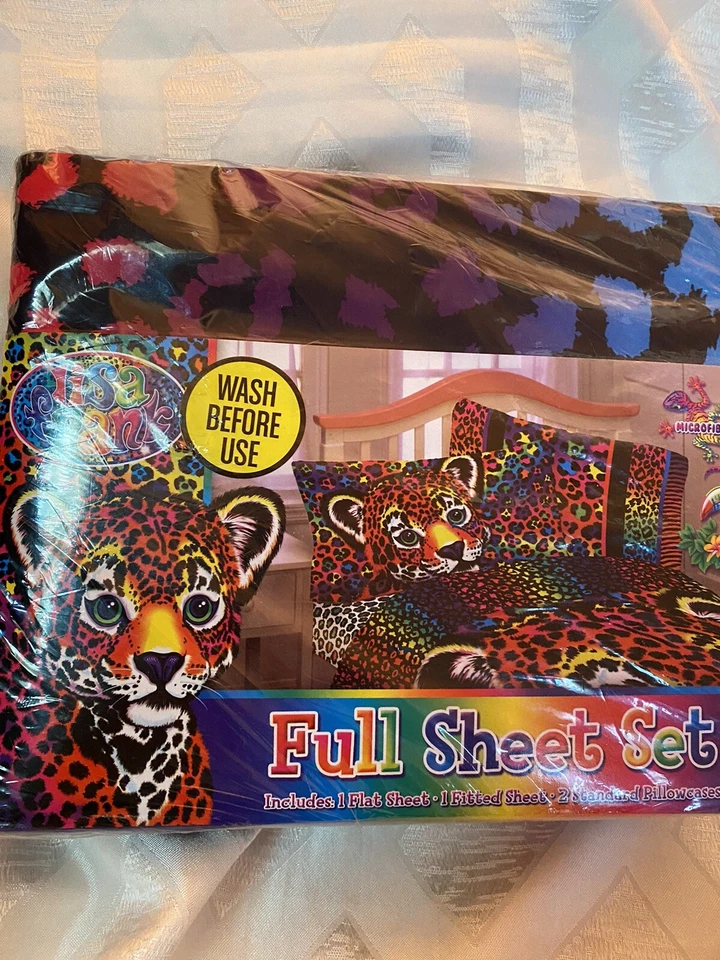 Juego completo de sábanas Lisa Frank Hunter leopardo Foto 3 de 4