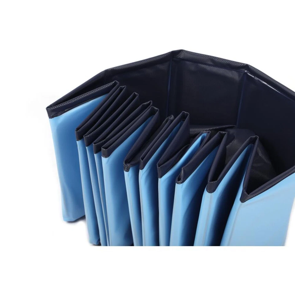 Hundepool Schwimmbecken Swimmingpool Badewanne Faltbarer Planschbecken 120x30 cm - Bild 3 von 4