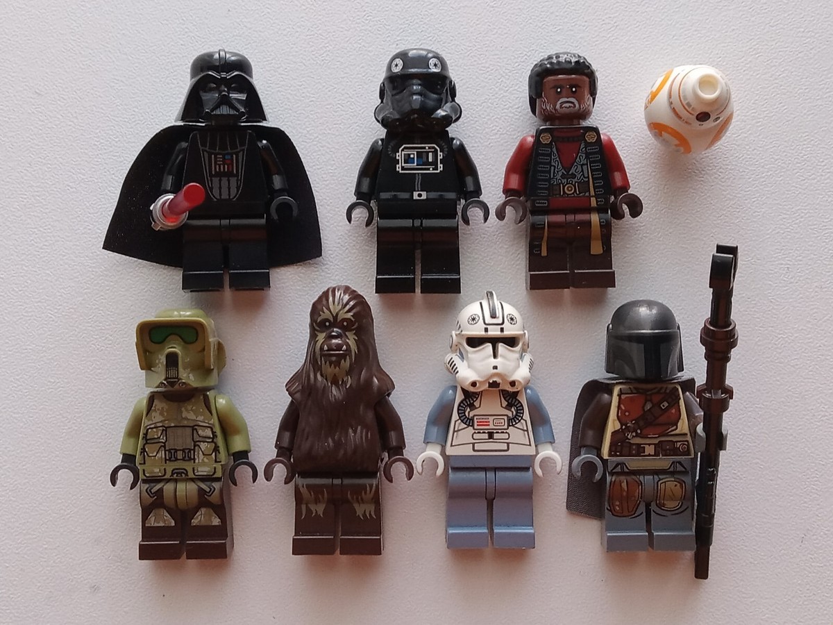 Lego Star Wars minifigure lot Clone Trooper Pilot Darth Vader - Main Image