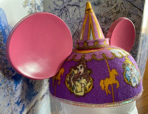Disney Princess Mickey Minnie EARS Hat Carousel Tiana Ariel Snow White Halloween - Picture 5 of 11