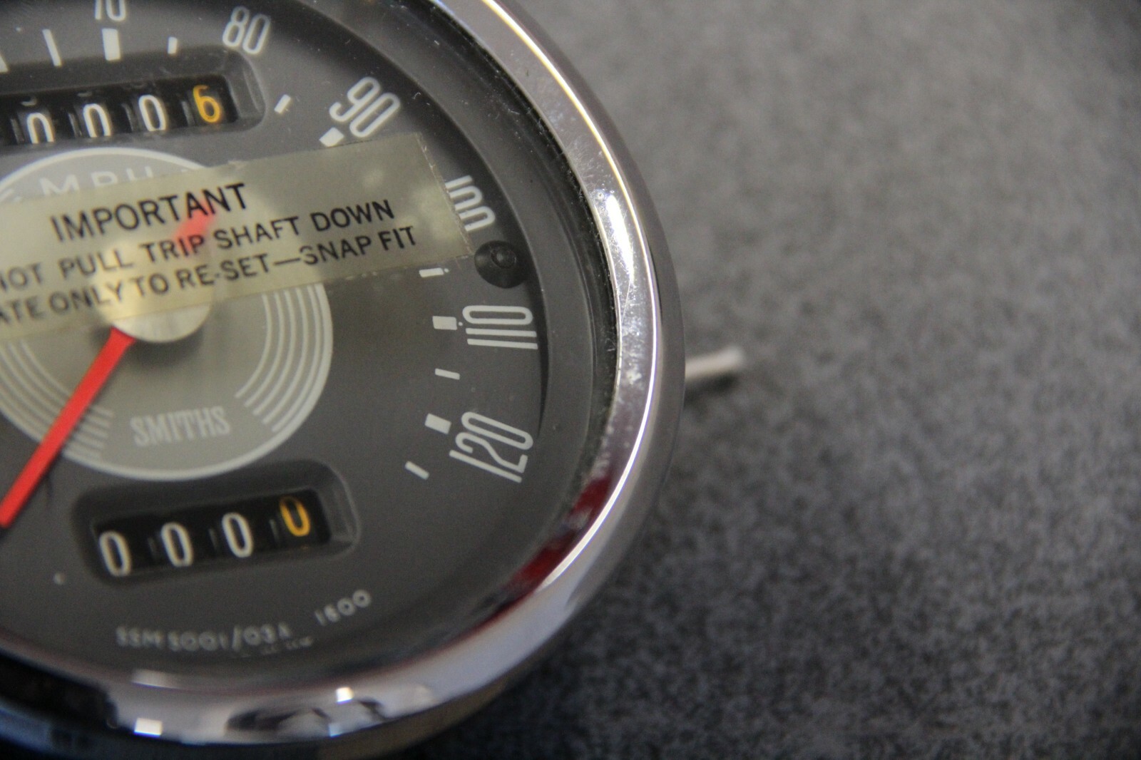 SMITHS SPEEDOMETER SSM 5001/03A 1600 0120MPH BSA A50 ROYAL STAR REF B6B2 eBay