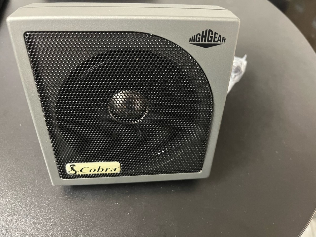 Haut-parleur CB Cobra HG S300 HighGear – Dynamique, Externe, Filtre Antibruit, Excellent état