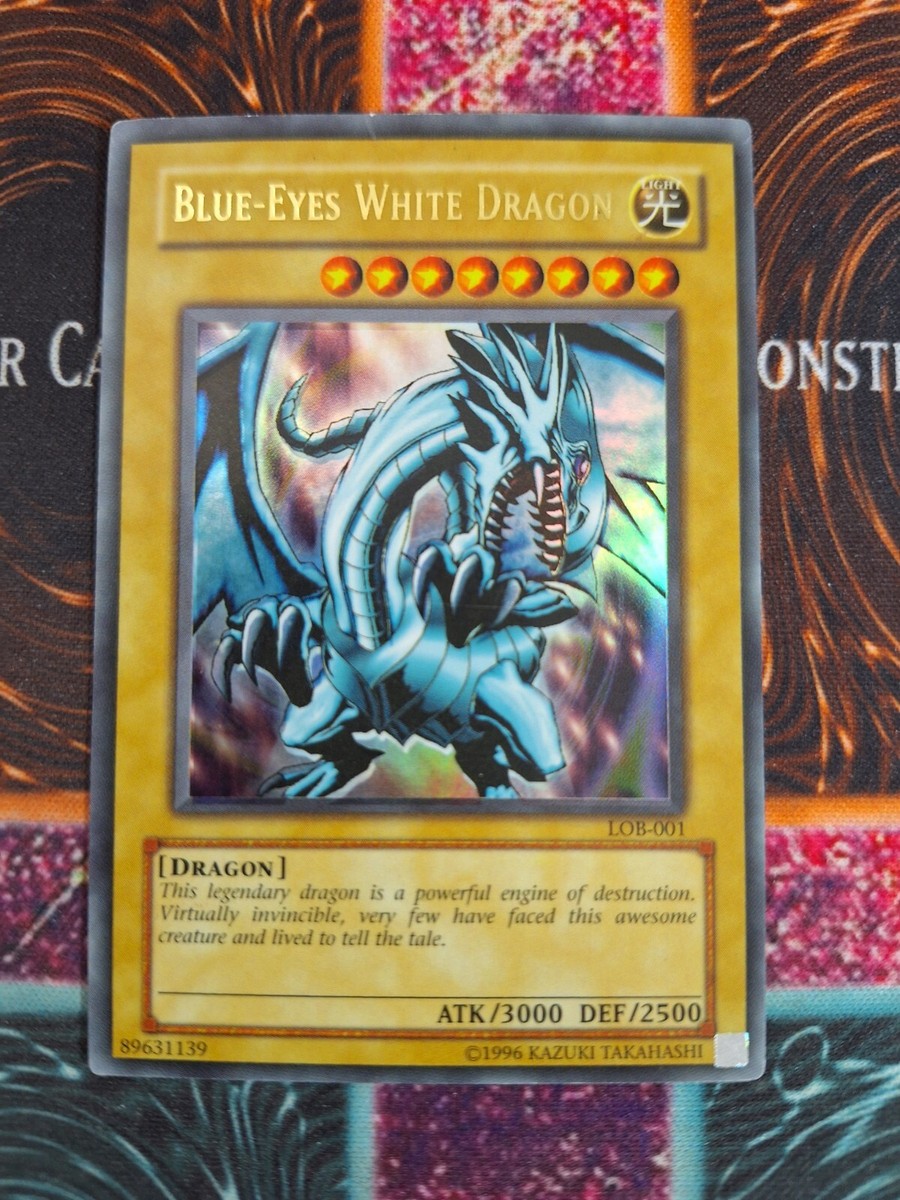 Yu-Gi-Oh! Blue-Eyes White Dragon LOB-001 Ultra Rare OG Unlim MP