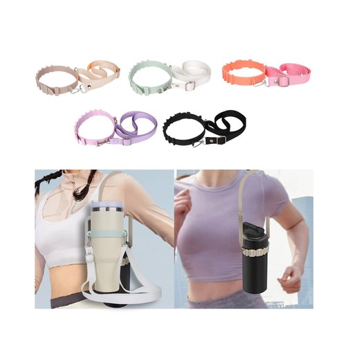 Water Bottle Handle Water Bottle Sling with Strap, Soft Portable Cup Accessories