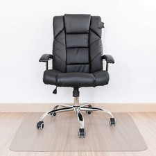 Kuyal Clear Chair mat for Hard Floors 48 x 48 inches Transparent Floor Mats W...