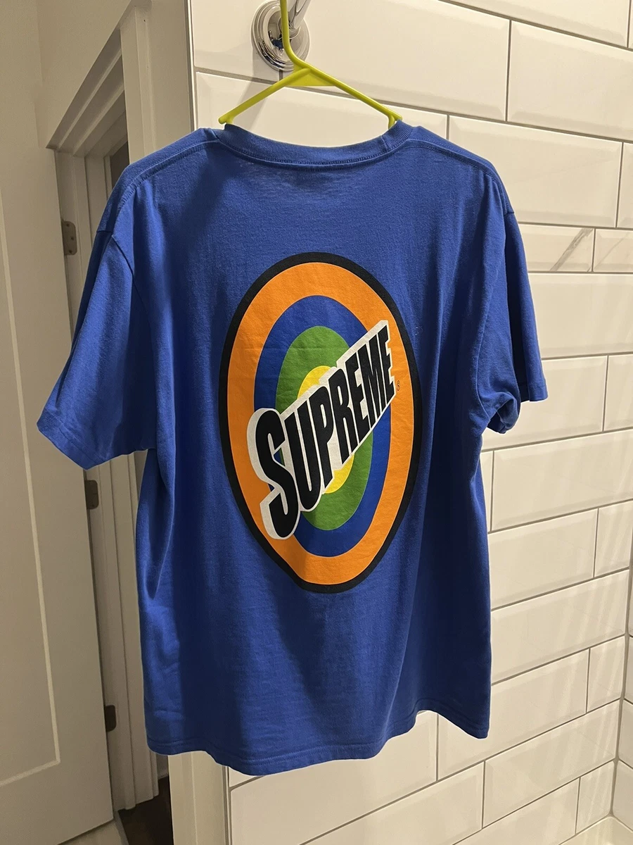 Supreme Spin Tide Logo T-Shirt Blue Size Large SS16