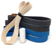 1x42 in. Leather Honing Belt SUPER STROP W/ 12 Pack Sharpening Belt Assortment