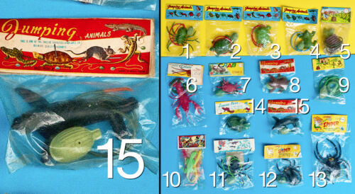 Age Jumping Seal Uglies Scary Animals Hong Kong 1970er Rubber Toy Bouncy Castle - Picture 1 of 8