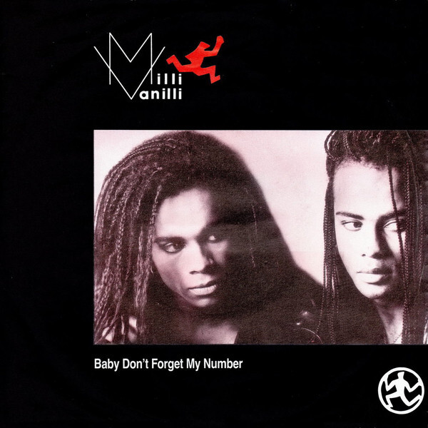 ミリ・ヴァニリ　Baby Don't Forget My Number　CD Milli Vanilli - Baby Don't Forget My Number (7