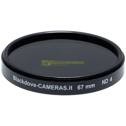 67mm. filtro Neutral density ND4 (+2 stops) Blackdove-cameras per obiettivi M67 - Imagen 2 de 2