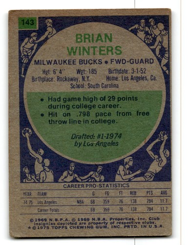 1975-76 Topps Basketball Poor to Good You Choose, Complete Your Set #1-330 - Bild 197 von 459