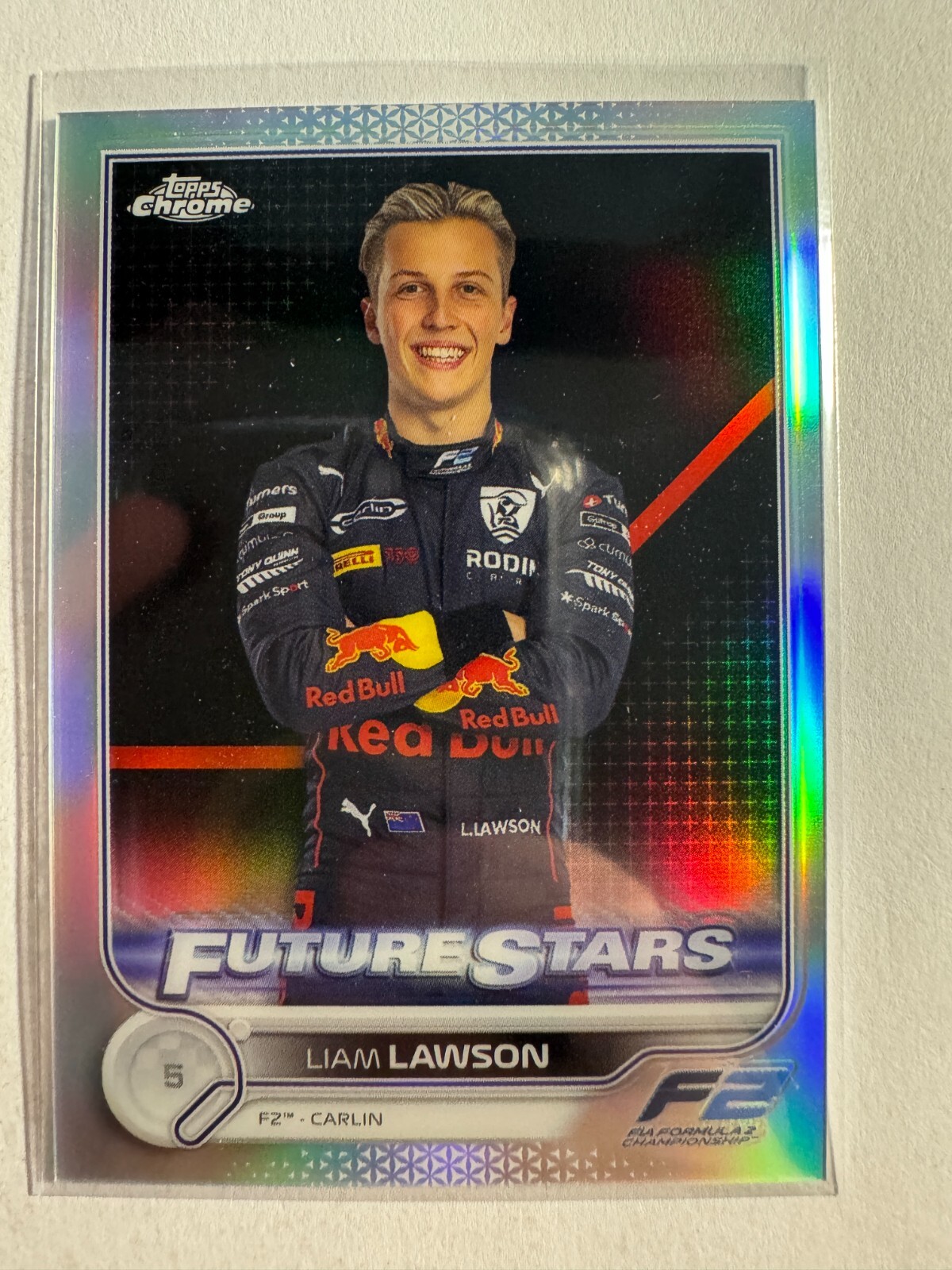 K184,673 - 2022 Topps Chrome Formula 1 Refractors #81 Liam Lawson