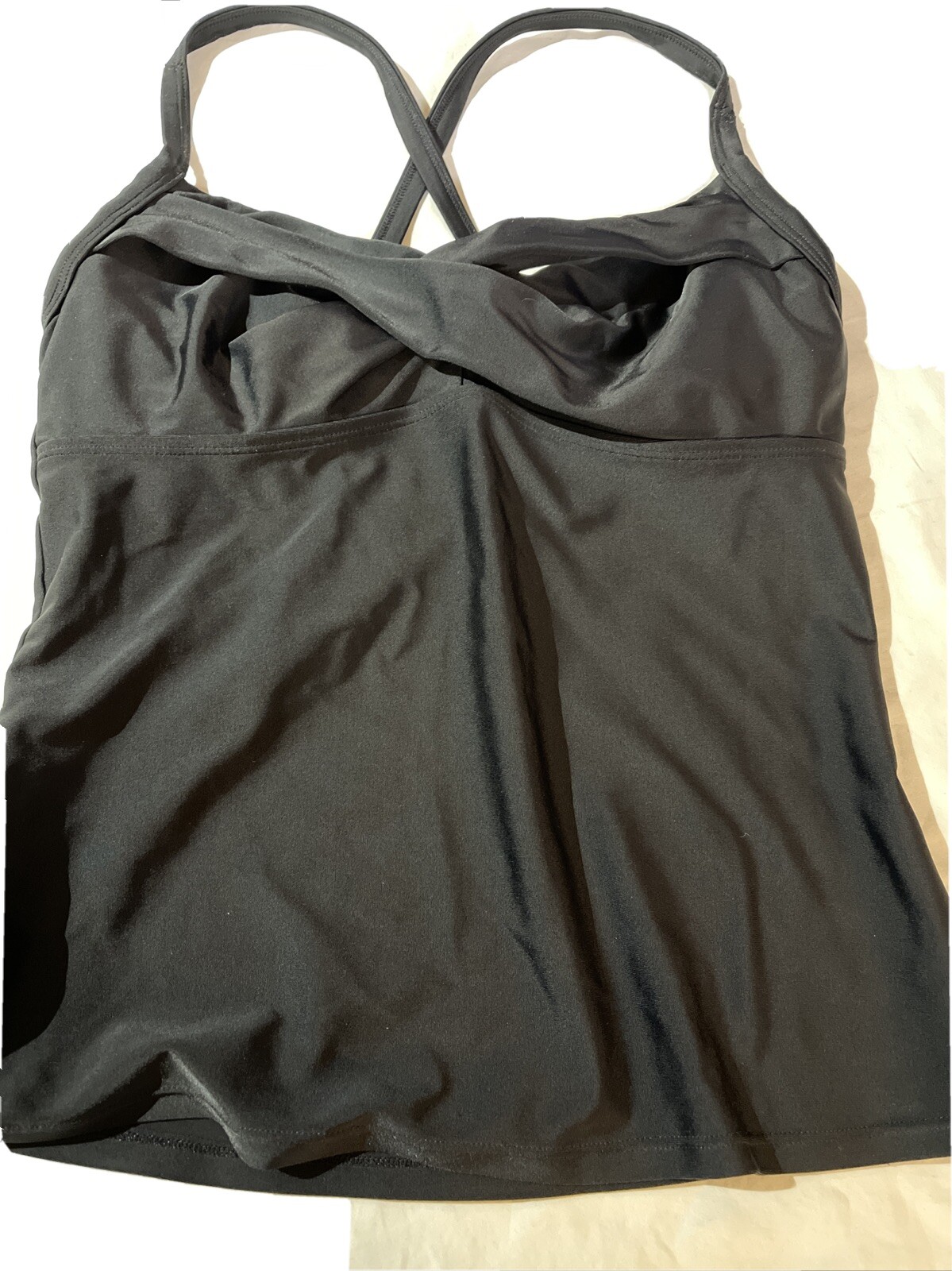 ATHLETA Twister Tankini Top Swim Underwire Convertibl… Gem