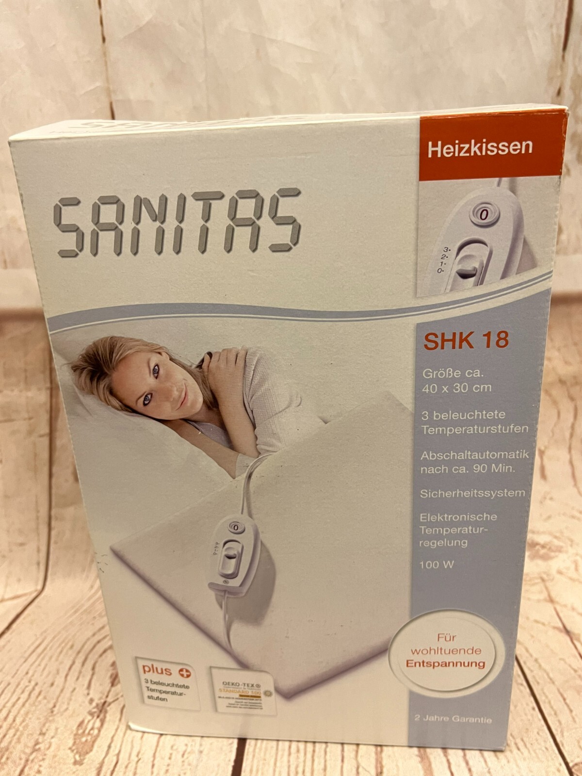 Sanitas SHK18 Heating Pad For Pain Relief / Relax 40x30 cm 3 temperature setings