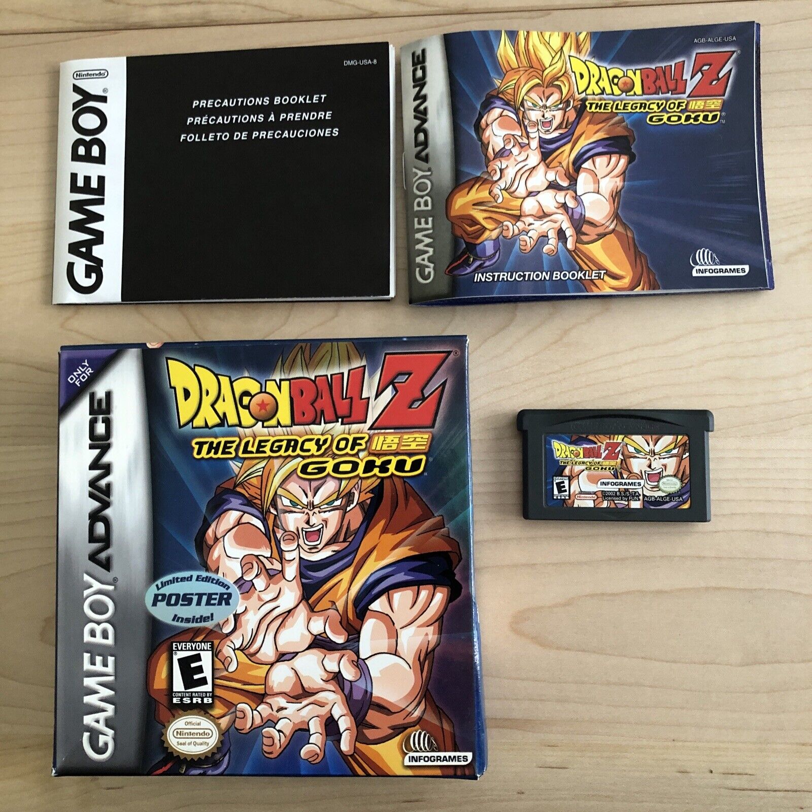 Sealed Dragon Ball Z: The Legacy of Goku Game Boy Advance 722242519613