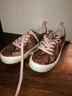 snakeskin tennis shoes