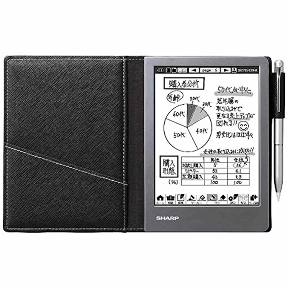 Sharp electronic notebook black WG-S50 japan NEW - Image 2 of 4