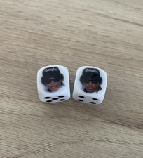 2X Dice Eazy E Easy Wheel Tire Valve Stem Cover Car Truck Bike Motorcycle BMX