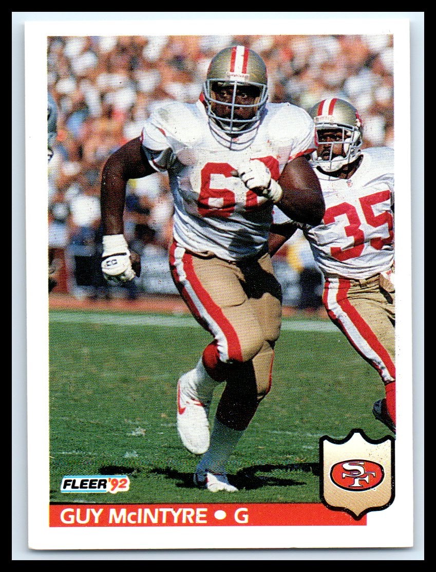 1992 Fleer #381 Guy McIntyre   MT-NRMT   Football Card