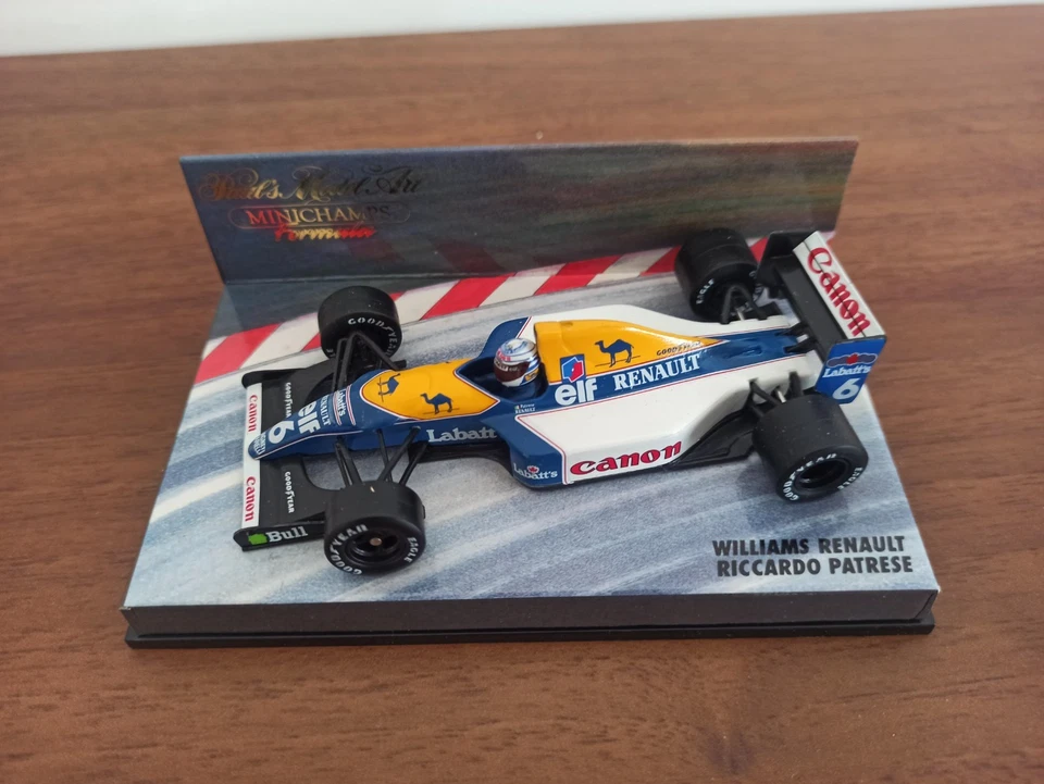 1/43 Minichamps  1992 Williams Renault FW14B Riccardo Patrese #6 - Immagine 2 di 4