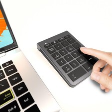 Bluetooth Number Pad Wireless Numeric Keypad 22 Keys For Laptop Desktop PC