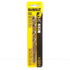 DEWALT DW1928 7/16-Inch Gold Ferrous Oxide Pilot Point Twist Drill Bit