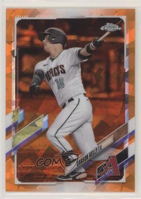 2021 Topps Chrome Sapphire Orange 25/25 Carson Kelly #447 0m4r