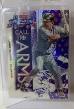 Panini 2025 Crusade Baseball Call to Arms Larry Walker Rockies Purple #9 /149
