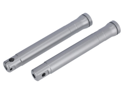 Set: Gleitrohr für Telegabel, Farbe: Silber - für Simson S51, S50, S53, S70, S83