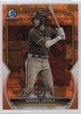 2023 Bowman Chrome Sapphire Prospects Orange 7/75 Samuel Zavala #BCP-241 0sd2