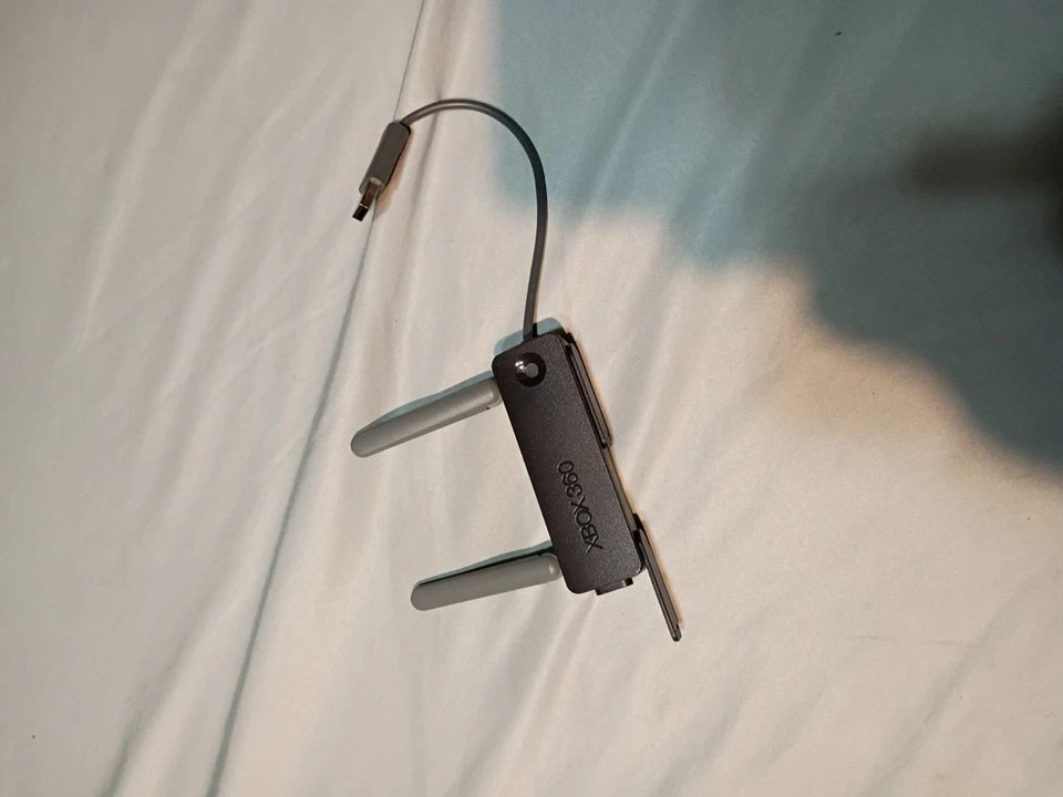 Official OEM Microsoft XBOX 360 Wireless Network Adapter N Black Model# 1398 - Image 3 of 4