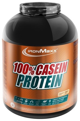 IronMaxx 100% Casein Protein, 2000 g Dose, Cookies & Cream