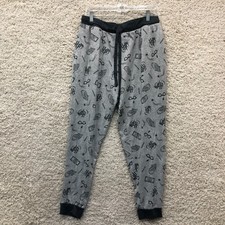 Wizarding World Harry Potter Pajama Pants Large Adult Gray Jogger Lounge Womens