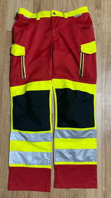 GSG Exciter Rettungsdiensthose Klasse 1 rot/gelb Größe 54